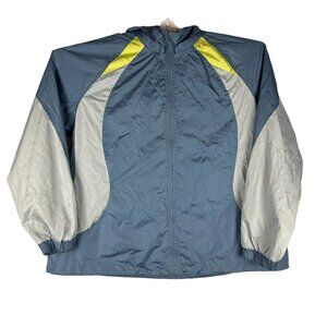 Bold Spirit Women's Outerwear Jacket 22W-24W Blue & Yellow Full Zip Polyester
